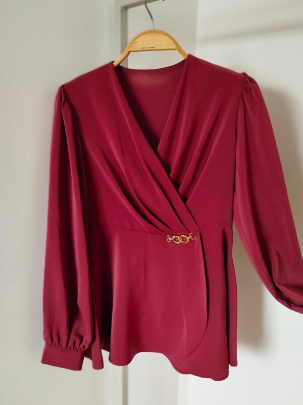 Dámska blúzka bordová