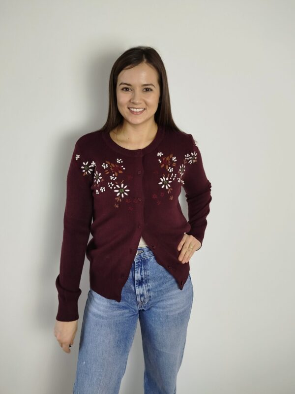 Dámsky svetrík BORDO
